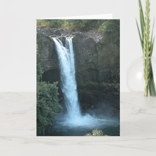 Cartão Quedas 2 do arco-íris (Frente)