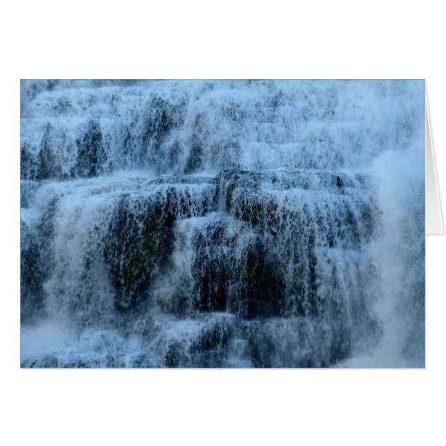 Cartão Quedas de água em Ithaca Falls em Nova York (Frente Horizontal)