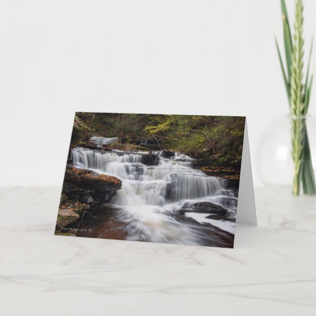 Cartão Quedas de Delaware - outono 2018 (Frente)