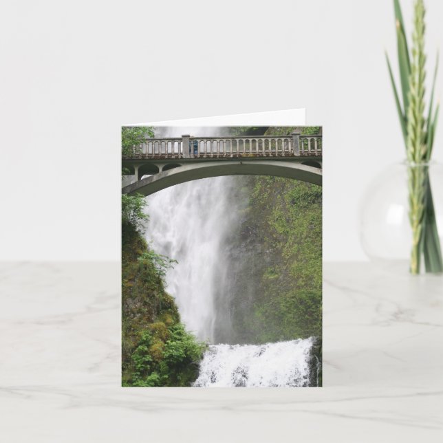 Cartão Quedas de Mulnomah (Frente)