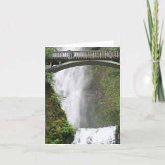 Cartão Quedas de Mulnomah