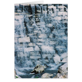 Cartão Quedas do mármore