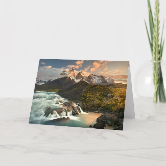 Cartão Quedas | Escala de Salto — Patagonia Chile (Frente)