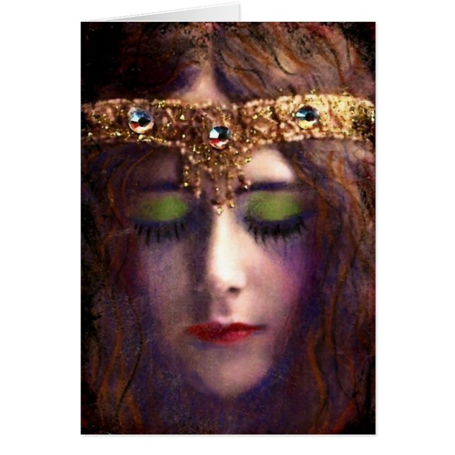 Cartão queen~ do inverno (Frente)