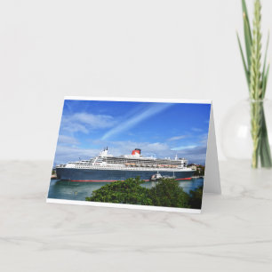 Cartão Queen Mary 2 Cruise Ship