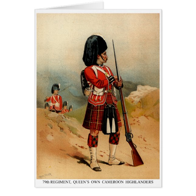 Cartão Queens Camarões Highlanders (Frente)