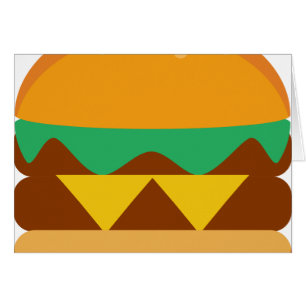Cartão queijo de comida de pão de hambúrguer