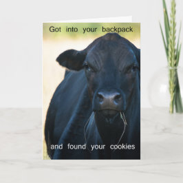 Cartão Queira biscoitos do s'more