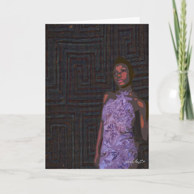 Cartão Queira saber onde (Frente)