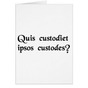 Cartão Quem deve manter o relógio sobre os guardiães?