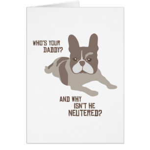 Cartão Quem é seu pai?