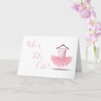 Quem é Tutu Cute Ballerina Pink Girly Birthday