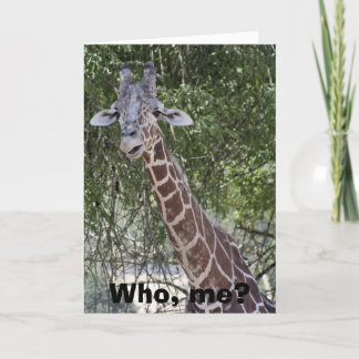 Cartão Quem, eu?
