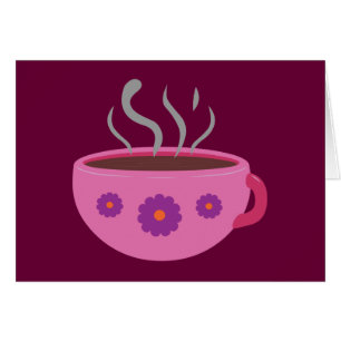 Cartão Quente de café