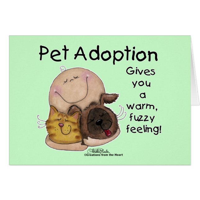 Cartão Quente, Felpudo Sentindo! (Frente Horizontal)