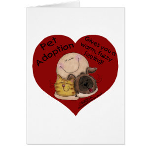 Cartão Quente, Felpudo Sentindo! Coração