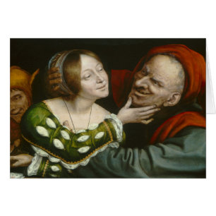 Cartão Quentin Matsys - Amantes Ill-Match