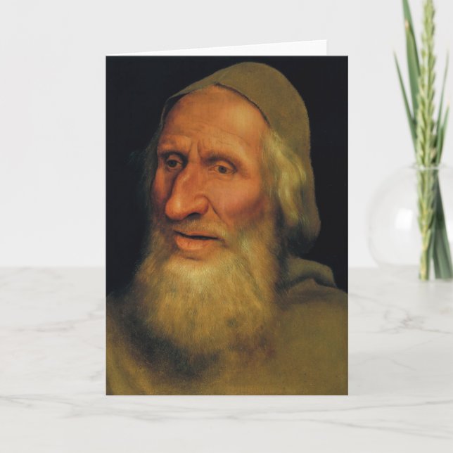 Cartão Quentin Matsys - Chefe de um Velho (Frente)