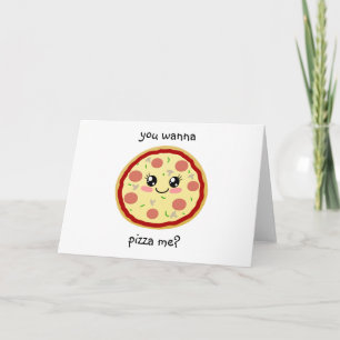 Cartão Quer me fazer pizza?