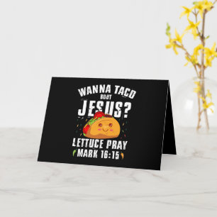 Cartão Quer Taco Sobre Jesus Cinco de Maio Cristão