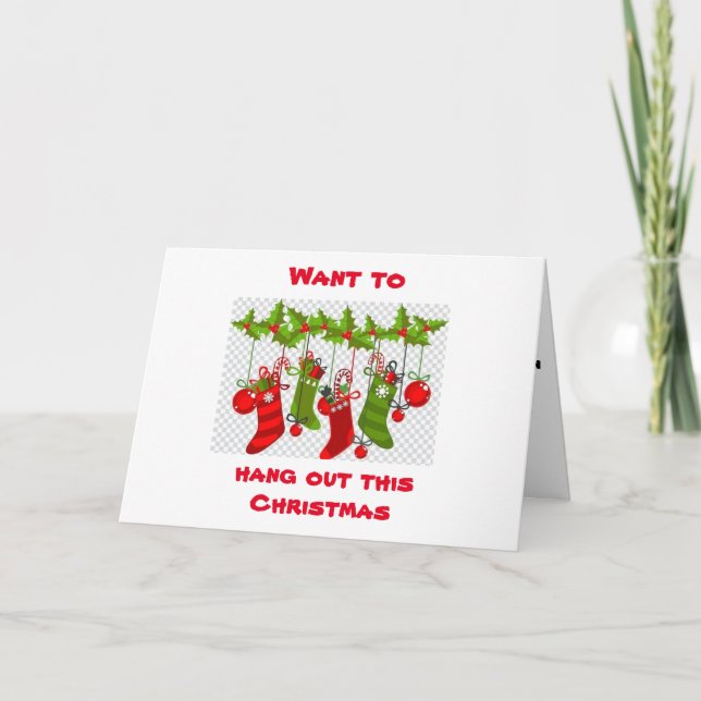 CARTÃO **QUEREM SAIR CONTIGO** NATAL (Frente)