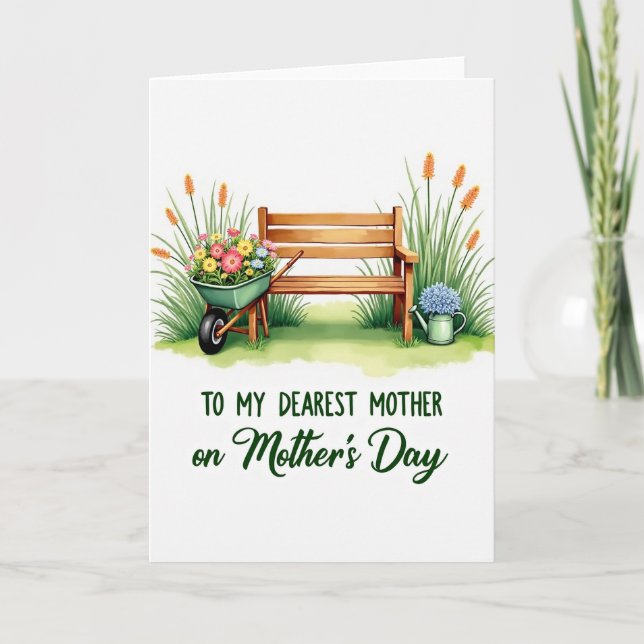 Cartão Queridíssima Mãe Floral Garden Card (Frente)