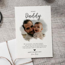 Querido Papai | Foto Moderna Dia dos Pais Coração