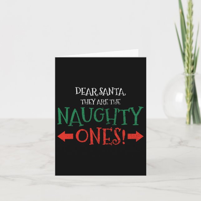 Cartão Querido Papai Noel  (Frente)