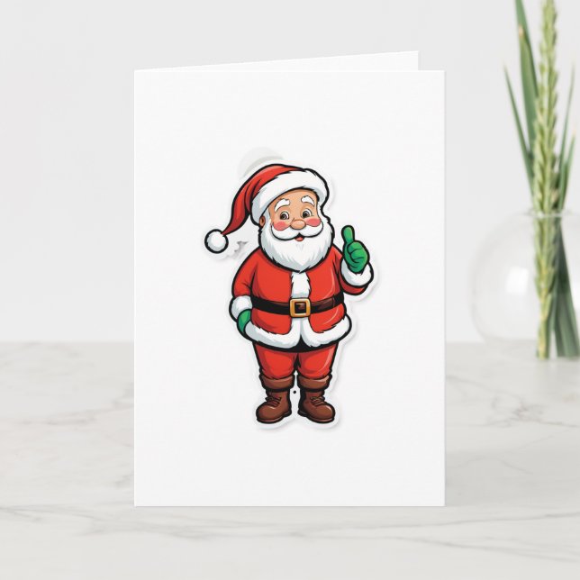 Cartão Querido Papai Noel, Posso Explicar...” (Frente)