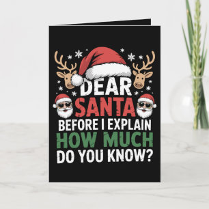 Cartão Querido Papai Noel Quanto Você Sabe Sobre as Rena