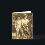 CARTÃO QUERIDOS DO RODEIO NOTECARD<br><div class="desc">FOTO NOTECARD DO VINTAGE. DUAS VAQUEIRAS VESTIDAS PARA O RODEIO</div>