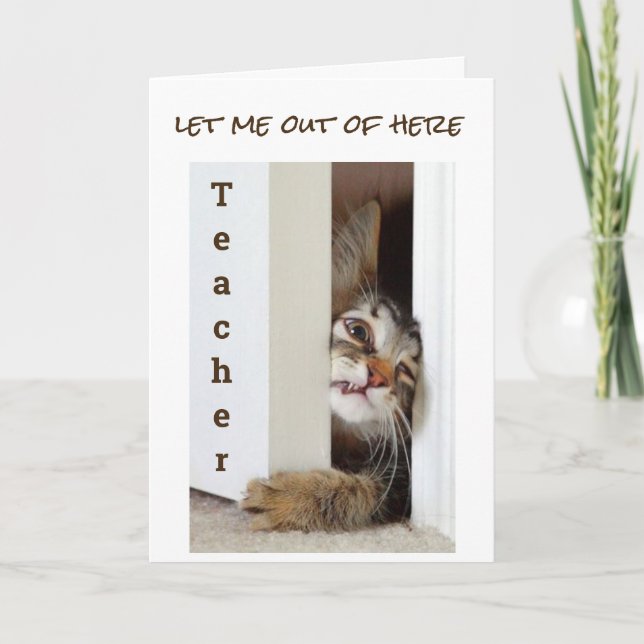 CARTÃO QUERO DIZER **FELIZ PROFESSOR DE ANIVERSÁRIO*** (Frente)