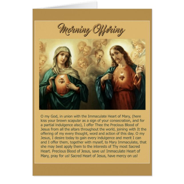 Cartão Querubins imaculados sagrados dos anjos de Mary do (Frente)