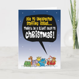 Cartão Questões relativas ao pessoal de Natal 2019