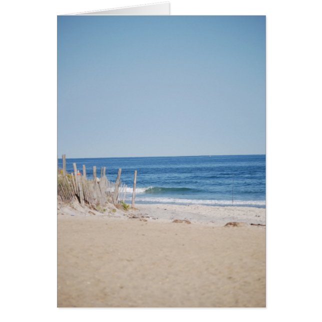 Cartão Quiet Beach (Frente)
