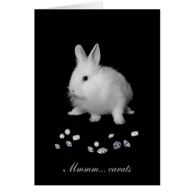 Cartão "… Quilates Mmmm " (Frente)