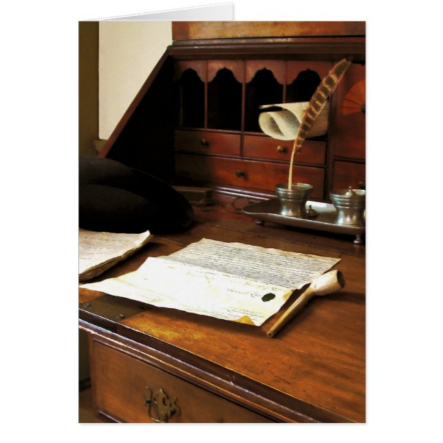 Cartão Quill, Papers e Pipe (Frente)