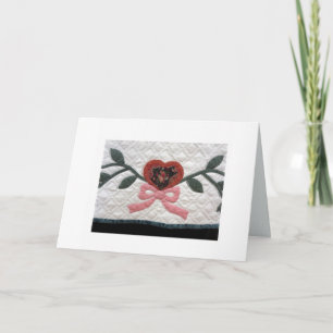 Cartão Quilt - Flower Basket