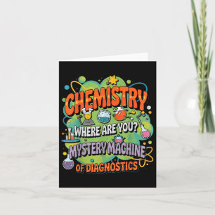 Cartão Química Lab Semana 2025 Misteriosa Máquina De Diag
