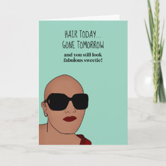 Cartão Quimio e perda de cabelo