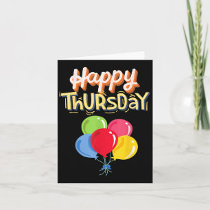 Cartão Quinta-feira Feliz - Motivação Positiva - Bola Col