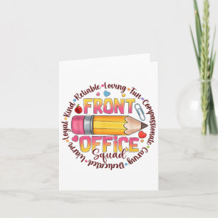 Cartão Quota de Apreciação Colorida da Equipe do Esquadrã