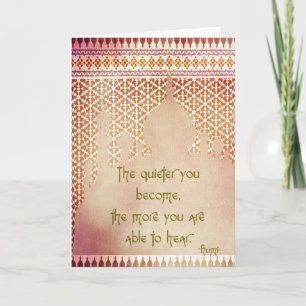 Cartão Quotes by Rumi (Greeting Card)