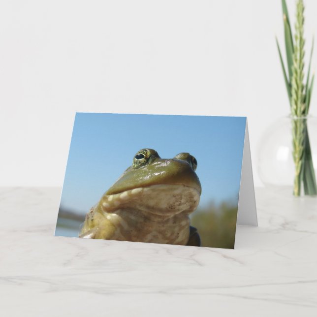 Cartão Rã-grande (Frente)