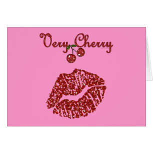 Cartão RAB Rockabilly Muito Cherry Kiss