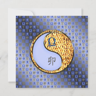 Cartão Rabbit Libra e Fogo