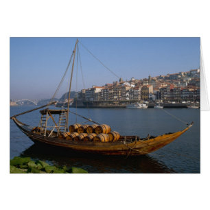 Cartão Rabelo Boats, Porto, Portugal