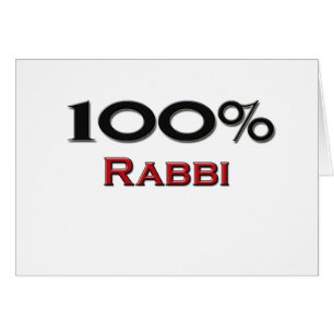 Cartão Rabino de 100 por cento