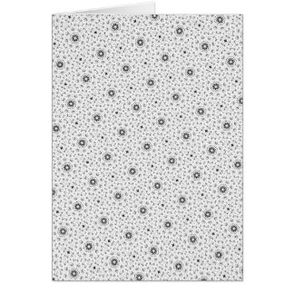 Cartão rabisco de abstrato do Maacah001 B&W