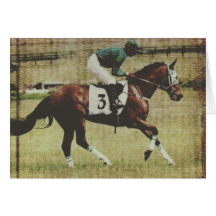 Cartão Raça Cavalo